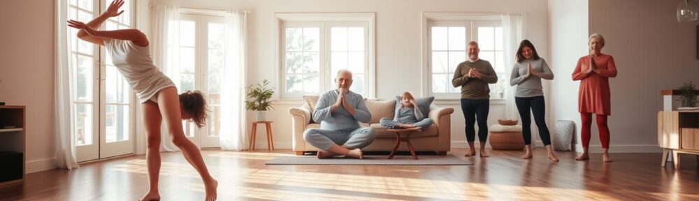 Flexible Living: At-Home Stretching Routines for All Ages