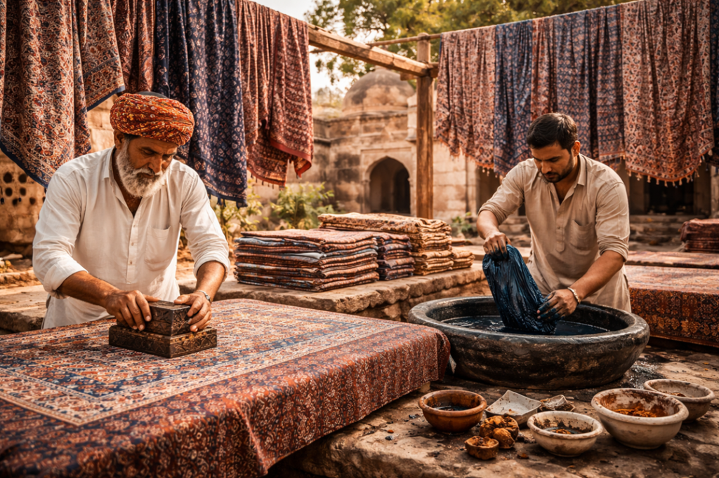 What Ajrakh Fabric Is