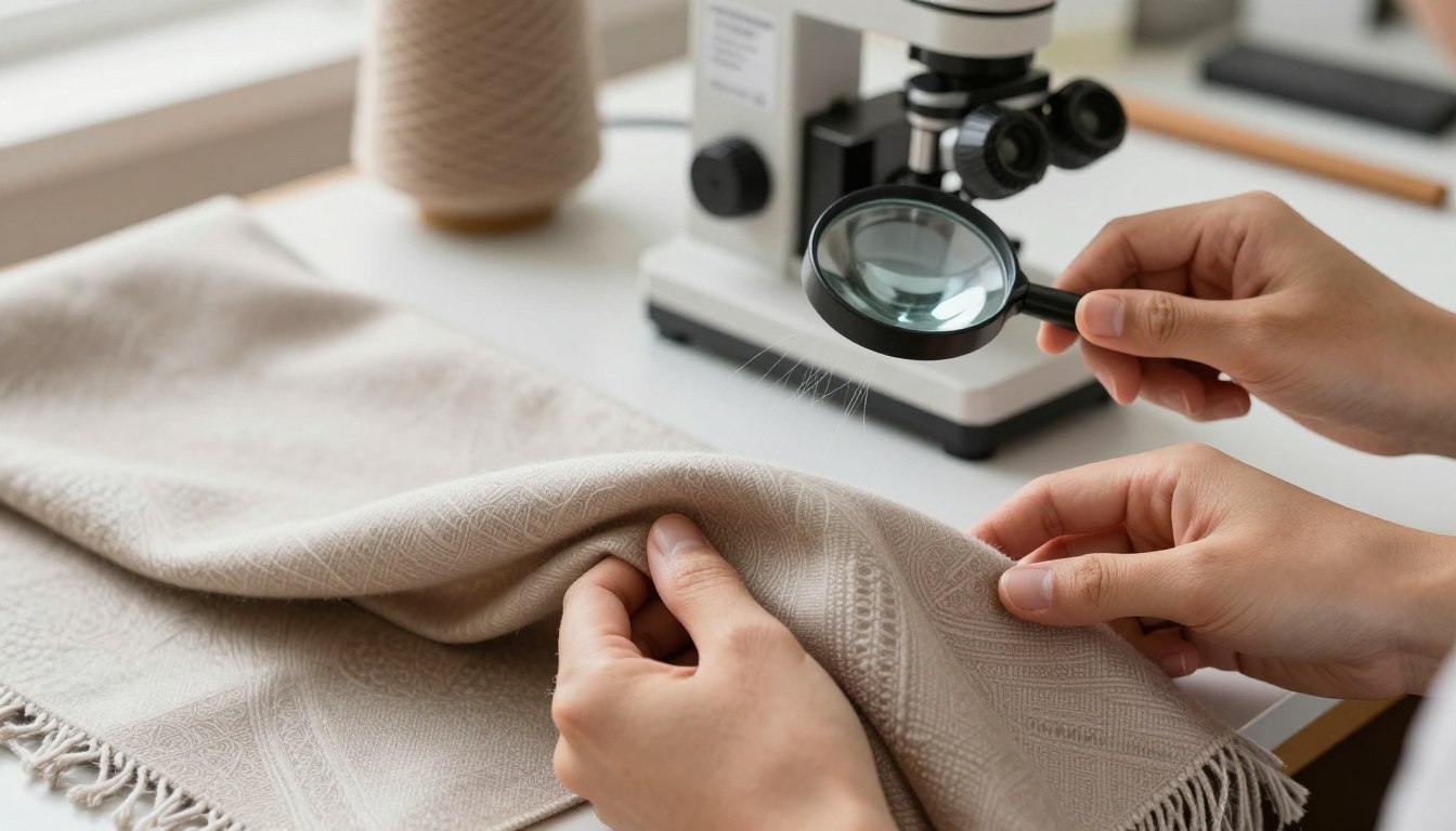 authentic pashmina test