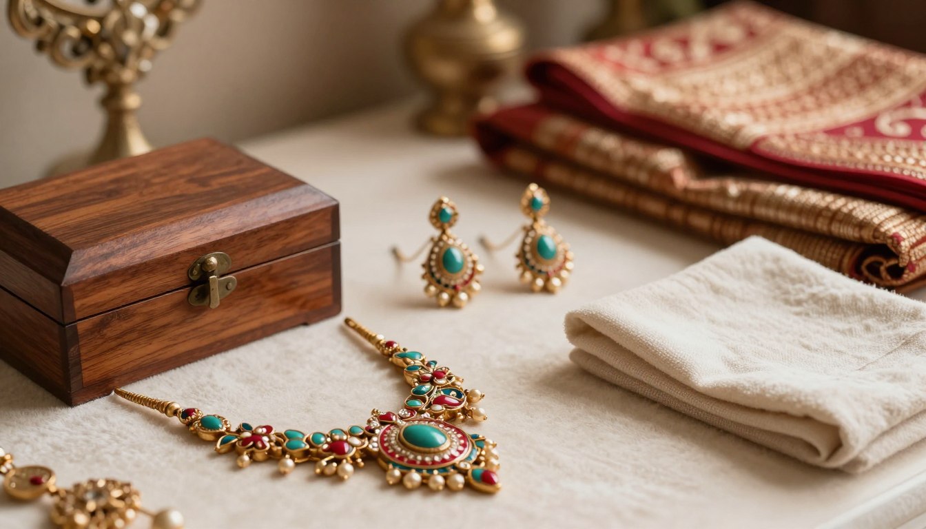 How to Care for Meenakari Jewelry: Cleaning, Storage, and Longevity