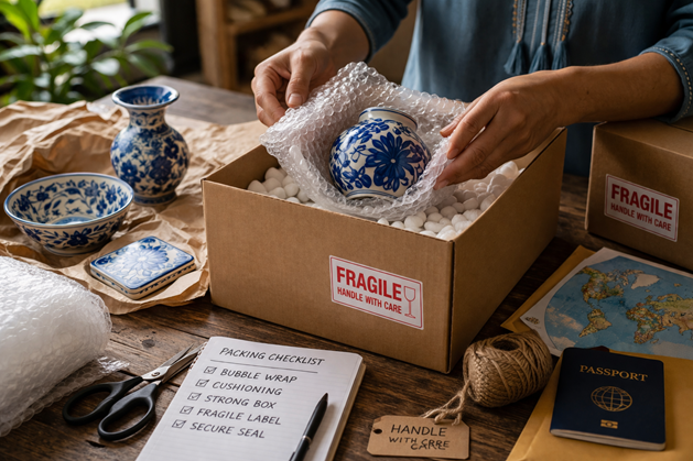 Blue Pottery And Fragile Items: When To Be Careful