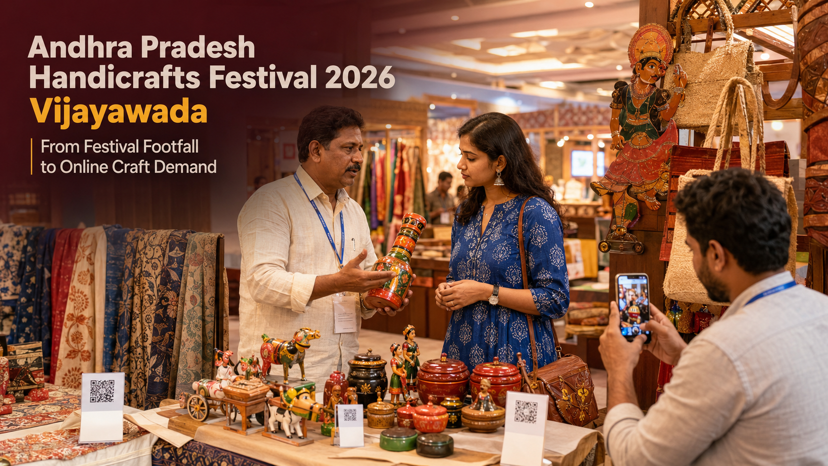 Andhra Pradesh Handicrafts Festival 2026: How Vijayawada Footfall Can Become Online Craft Demand