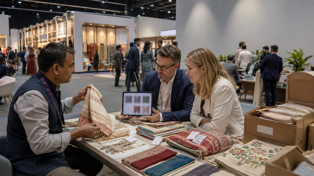Bharat Tex 2026’s ₹14,300 Crore Investment Wave: What Small Handmade Textile Sellers Should Learn From Global Buyer Demand