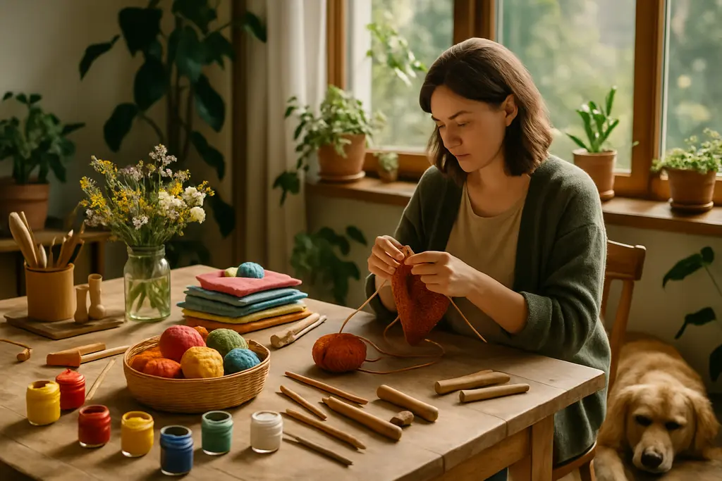 Crafting Corner At Home: Nauset-Inspired Setup