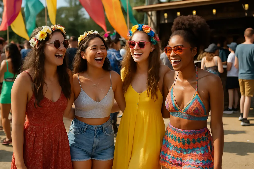 Festival Fashion Expression At Hard Summer