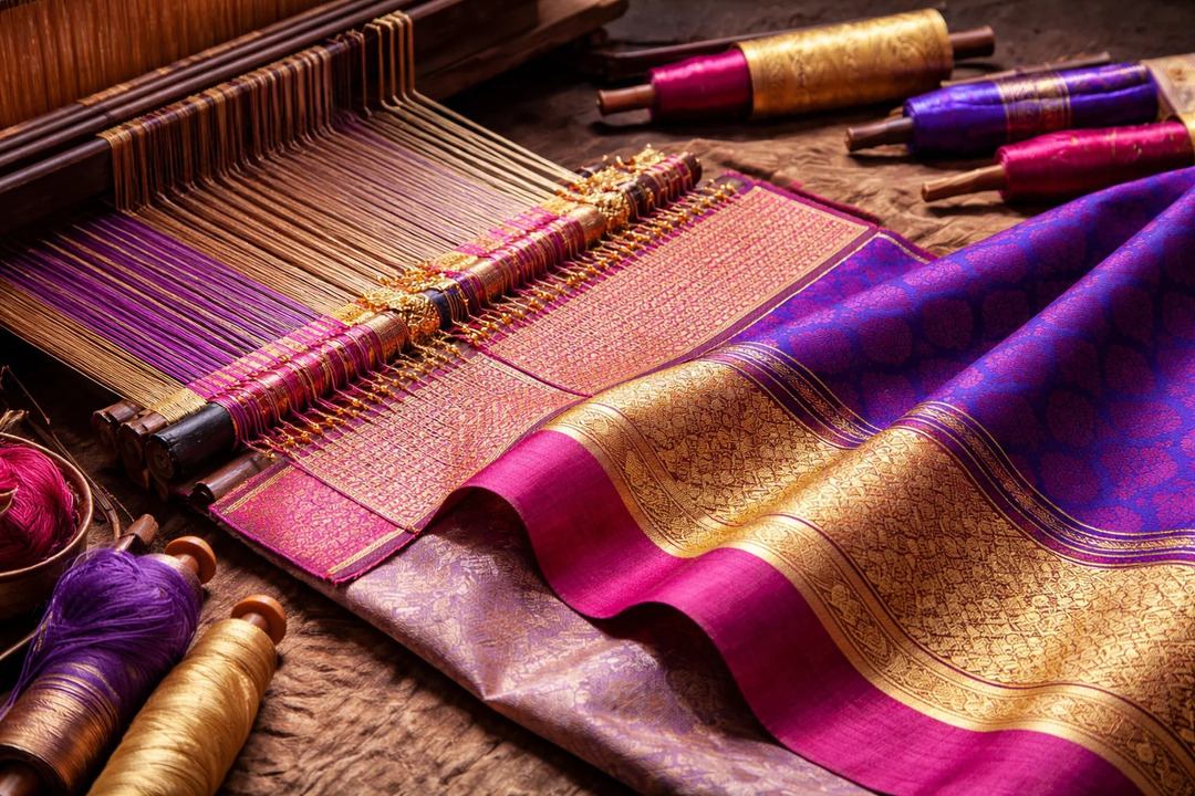 How to Authenticate Handloom Kanchipuram Silk Sarees: Korvai & Zari Guide