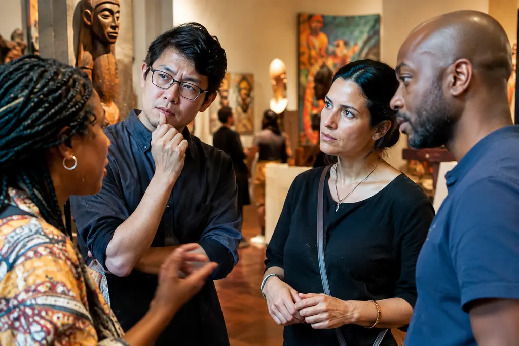 cultural authenticity in Riege’s Exhibition