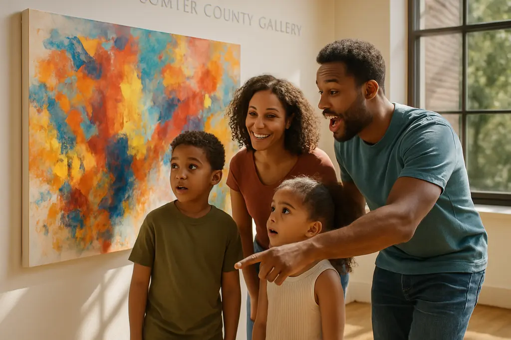 Family Art Fitness At Sumter County Gallery
